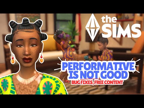 Видео: Эй, так это не нормально | Последние обновления The Sims 4 (150 исправлений ошибок и западноафрик...