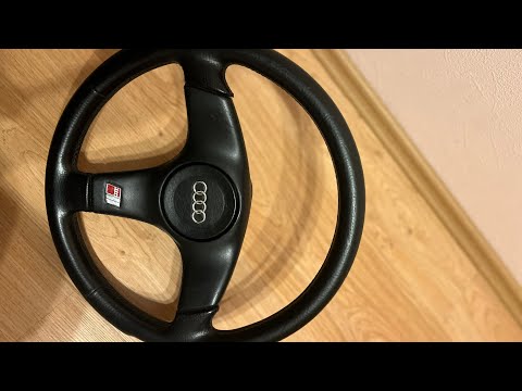 Видео: Установка руля ауди спорт ( Nardi), нюансы и возможные трудности, на Audi 100 c4 s4, a6 s6 c4