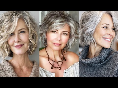 Видео: Стрижка для женщин 50+, 60+ и 70+ — женская стрижка