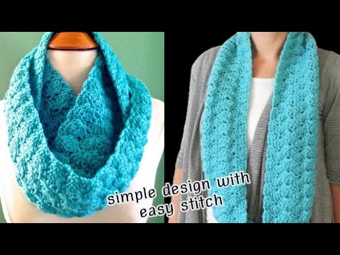 Видео: Как связать современную прямоугольную шаль крючком простым стежком и прекрасным результатом.
