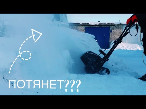 Видео: снегоуборщик KETTAMA (Кеттама) ECO 1600 нагружаю ка вы любите )  обзор