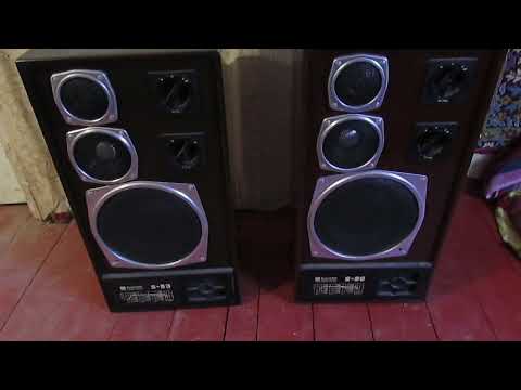 Видео: обзор колонок S-90 + про проделаний ремонт