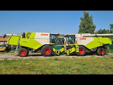 Видео: подготовка к уборочной 2021 г. claas tucano 580