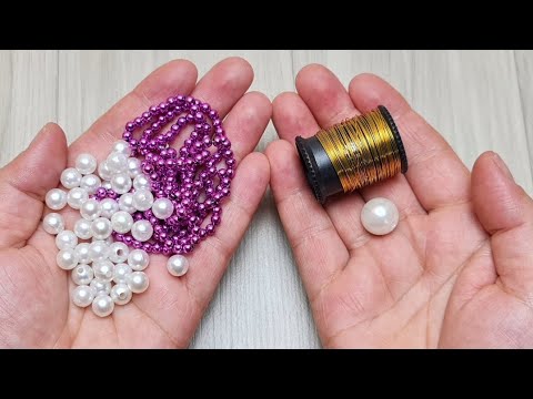 Видео: 😍 ЭТО БЫЛО ОЧЕНЬ МИЛО👌 ПОСМОТРИТЕ, ЧТО Я СДЕЛАЛА С ОДНИМ БОЛЬШИМ ЖЕМЧУГОМ, КРОШЕЧНЫМИ РОЗОВЫМИ И