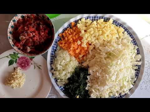 Видео: Овощной рулет с мясом в тесте на мантоварке без глютен