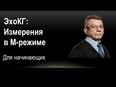 Видео: Основы эхокардиографии. Измерения в М-режиме.
