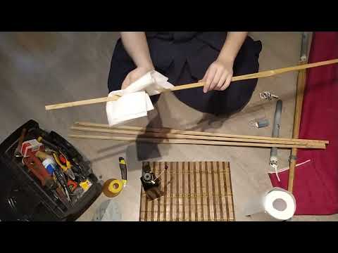 Видео: Урок по уходу за синаем. Ремонт синая в кендо. How to maintain your shinai.  Shinai repair.