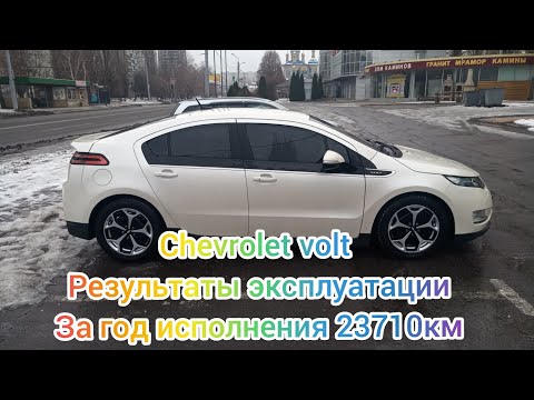 Видео: Chevrolet volt реальный расход за год эксплуатации без наличия собственной розетки