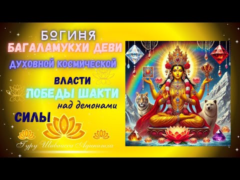 Видео: Богиня БАГАЛАМУКХИ Деви_духовной_космической_власти_победы_Шакти_над_демонами,_силы