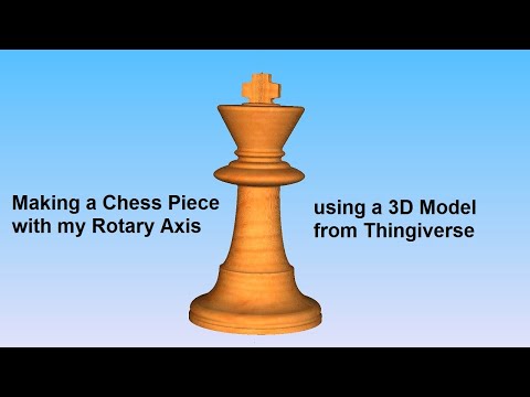 Видео: Создание шахматной фигуры с помощью вращающейся оси