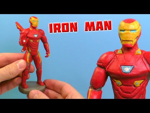 Видео: ЖЕЛЕЗНЫЙ ЧЕЛОВЕК - Лепим из пластилина | Iron Man