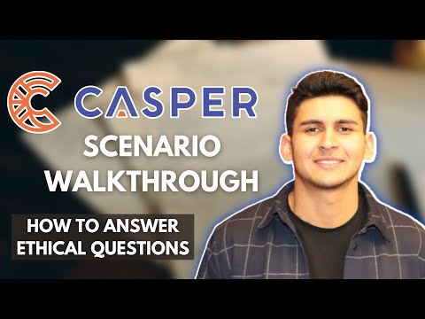 Видео: Ответьте на ЭТИЧЕСКИЕ сценарии CASPER, как ЭТОТ, чтобы получить 4-й КВАРТИЛЬ (лучший показатель C...
