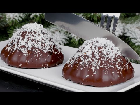 Видео: 🎄 Рождественский десерт за 10 минут! Всего несколько ингредиентов и шоколад! Выпекать не нужно!