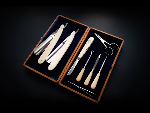 Видео: Английский несессер Thomas Turner & Co, "Encore", Sheffield, 1891+