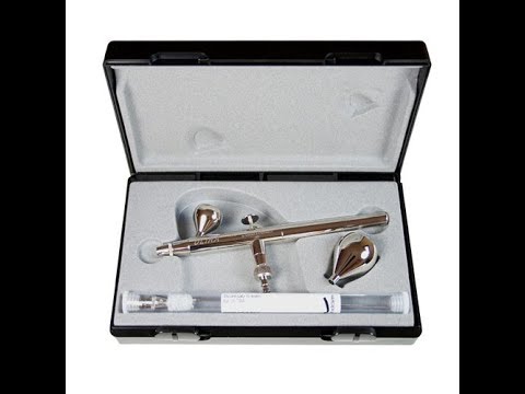 Видео: Аэрограф Harder & Steenbeck Ultra.  Обзор, тест и чистка аэрографа.