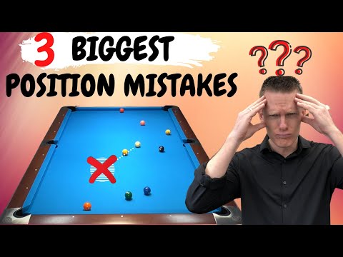 Видео: Три самые большие ошибки в позиционной игре в бильярд