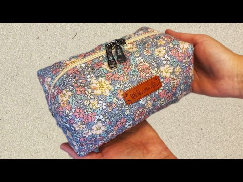 Видео: DIY/ШЬЮ КОСМЕТИЧКУ/ПОДРОБНЫЙ МАСТЕР-КЛАСС #sew#ручнаяработа#шьюсама