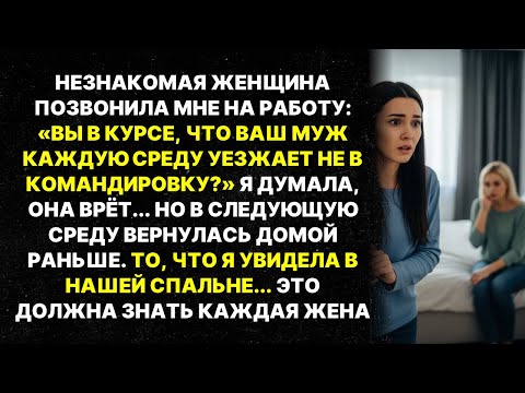 Видео: Коллега мужа позвонила: «Знаете, где он по средам?