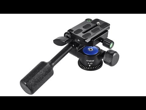 Видео: Видеоголовка Andoer A-40 для штатива