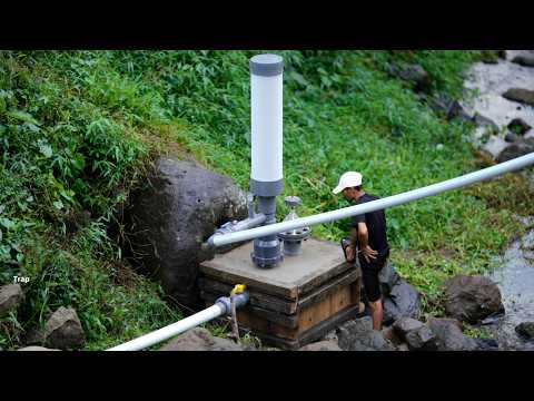 Видео: Насос для воды без электричества, который может качать воду вверх по склону