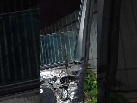 Видео: Mercedes W210 перекос боковых стекол.