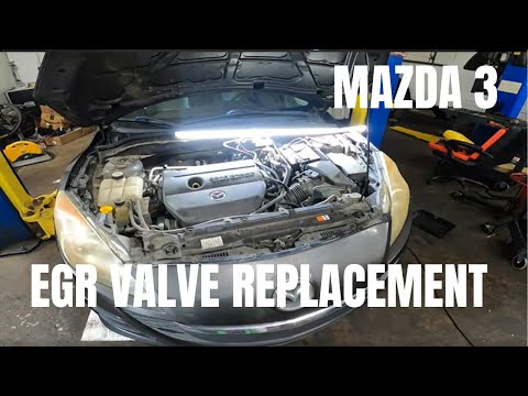 Видео: Снятие клапана EGR Mazda 3