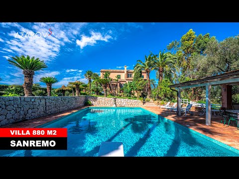 Видео: 🍊 Элитная вилла в Санремо с парком