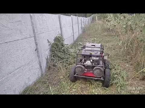 Видео: Косилка ELIZA на радиоуправлении. Суровые покосы 2022.