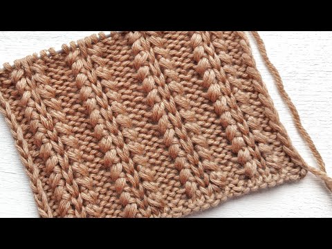 Видео: Шикарная объёмная резинка спицами 💥 Для вязания шапок, свитеров