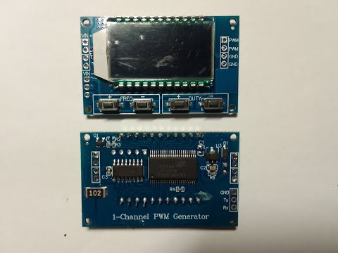 Видео: PWM. Генератор прямоугольных импульсов.