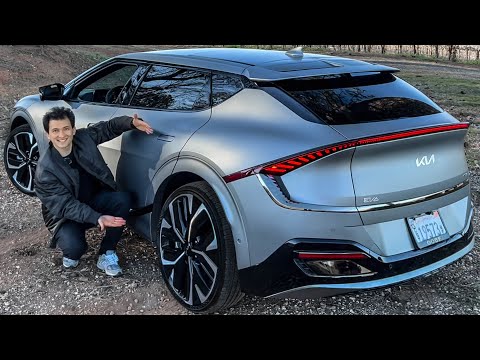 Видео: тест 600 Л.С. KIA EV6! Быстрее LAMBORGHINI - ДОЖИЛИ! Тест-драйв электрокара. НОВАЯ ЭРА для КИА.