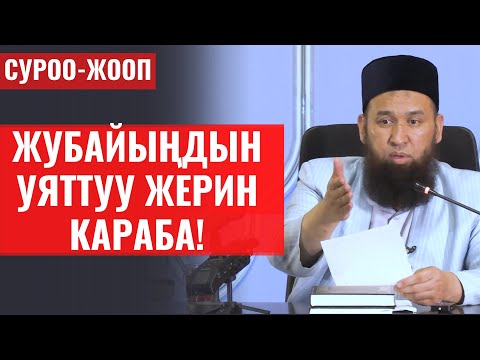 Видео: ЖУБАЙЫҢДЫН УЯТТУУ ЖЕРИН КАРАБА!  СУРОО-ЖООП