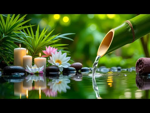 Видео: Расслабляющая музыка снимает стресс🌿 Бамбуковый фонтан, музыка для медитации, расслабляющая музыка
