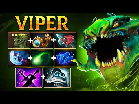 Видео: ВАЙПЕР забирает ММР.. ТОП 1 Оффлейнер? Viper Dota 2