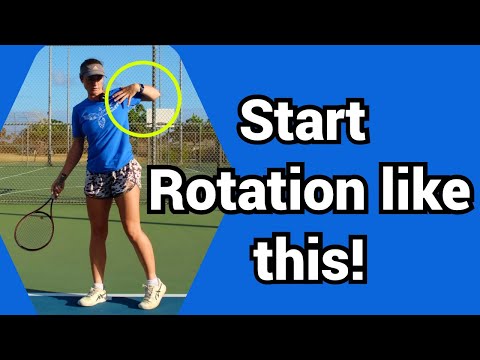 Видео: Как начать вращение плеча в теннисе