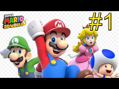 Видео: Super Mario 3D World {Wii U} часть 1 — Новый Марио