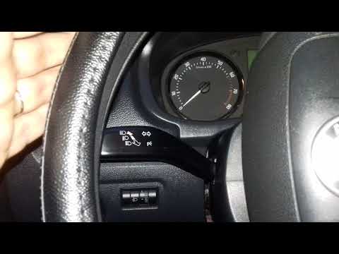 Видео: Шкода фабия 2. Как легко включить ДХО.