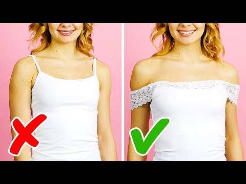 Видео: 25 ДОСТУПНЫХ СПОСОБОВ ОБНОВИТЬ СКУЧНУЮ ОДЕЖДУ