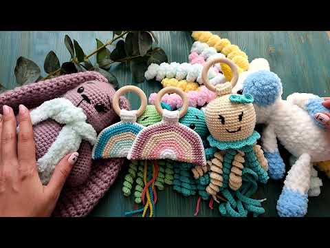Видео: Связала за неделю. Игрушки для самых маленьких и повторы