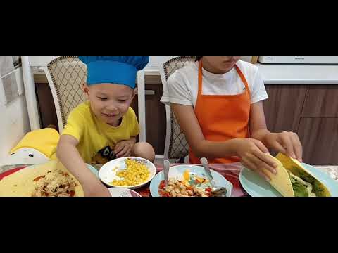 Видео: Мексиканское Буррито с курицей