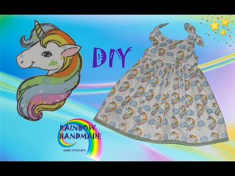 Видео: DIY: Летний сарафан  для девочки с  завязками / Summer  dress for girl