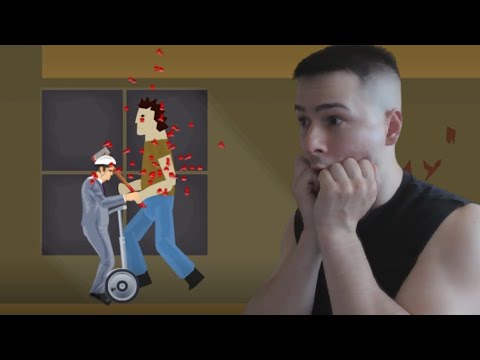 Видео: БЯХ НАПАДНАТ ОТ ПСИХОПАТ! HAPPY WHEELS
