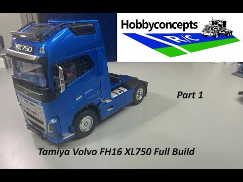 Видео: 1/14 Tamiya Volvo FH16 XL750 — Часть 1 — Полная сборка