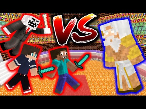 Видео: ТРИ АРМИИ СРАЗИЛИСЬ ПРОТИВ БОГА МАЙНКРАФТА В MINECRAFT! ЧИТЕР ПРО И ХАРДИ СРАЖАЮТСЯ АРМИЯМИ!