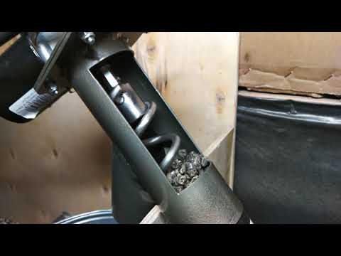 Видео: Шнек для пеллетной горелки 12В