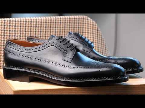 Видео: Изготовление дерби Full Brogue Longwing из кожи Badalassi Carlo Minerva.