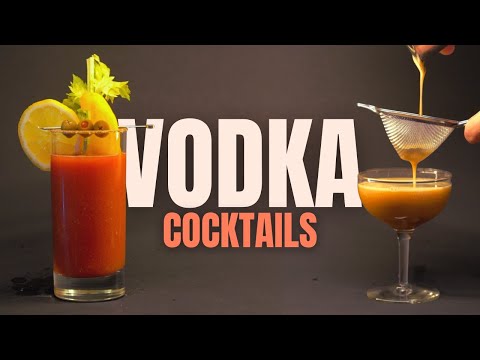 Видео: 6 простых коктейлей с водкой, которые можно приготовить дома | Коктейли с водкой для начинающих