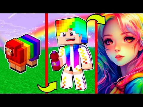 Видео: КАК МЕНЯЛАСЬ ДЕВУШКА РАДУЖНАЯ ОВЕЧКА МОБ И ЕЁ ЖИЗНЕННЫЙ ЦИКЛ МАЙНКРАФТ ЭВОЛЮЦИЯ МУЛЬТИК
