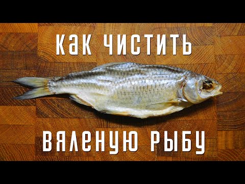 Видео: Как чистить вяленую рыбу 🐟