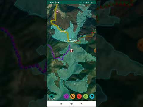 Видео: Маршрути в мобільному додатку  В Похід Карпатами